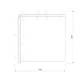 2x2m h2m - stoisko Modularico MGO LED czarne układ L-00222H2MGOB