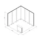 3x3m h2,5m - stoisko Modularico MGO LED czarne układ L-00433H25MGOB