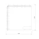 3x3m h2,5m - stoisko Modularico MGO LED czarne układ L-00433H25MGOB