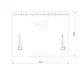 5x4m h2,5m - stoisko Modularico MGO LED srebrne układ PW-00954H25MGOS
