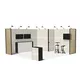 5x5m - stoisko Modularico M50 układ L-01955M50