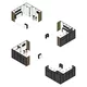 5x5m - stoisko Modularico M50 układ L-01955M50