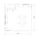 5x5m - stoisko Modularico M50 układ L-02055M50