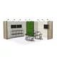 5x5m - stoisko Modularico M50 układ L-02155M50