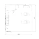 5x5m - stoisko Modularico M50 układ L-02155M50