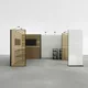 5x5m - stoisko Modularico M50 układ L-02255M50