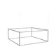 Podwieszenie Light SQ proste - 200x200x75cm - grafika tekstylna, linki z mocowaniem