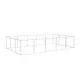 Podwieszenie Light SQ proste - 1000x600x200cm - grafika tekstylna, linki z mocowaniem