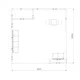 5x5m - stoisko Modularico M100 LED układ L-04955M100