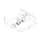10x10m - stoisko Modularico M150 LED układ PW-0261010M150