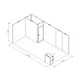 6x3m - stoisko Modularico M100 LED układ L-05163M100