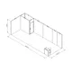 8x3m - stoisko Modularico M100 LED układ L-05283M100