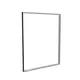 200x250cm - ścienna rama S100T podświetlenie krawędziowe LED, profil czarny