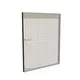 200x250cm - ścienna rama S100T podświetlenie tylne LED, profil czarny