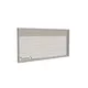 200x100cm - ścienna rama S100T podświetlenie tylne LED RGBW, profil srebrny