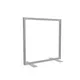 100x100cm - stojąca rama S50D, stopy standard, profil srebrny