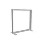 100x100cm - stojąca rama S100T, stopy standard, profil srebrny