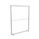 200x250cm - stojąca rama S50D, stopy standard, profil srebrny