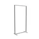 100x200cm - stojąca rama S100D, stopy standard, profil srebrny
