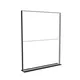 200x250cm - stojąca rama S100D, stopa Mono HPL, profil czarny