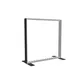 100x100cm - stojąca rama S100D, podświetlenie krawędziowe LED, stopy standard, profil czarny