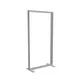 100x200cm - stojąca rama S100T, stopy standard, profil srebrny