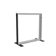100x100cm - stojąca rama S100T, podświetlenie krawędziowe LED, stopy standard, profil czarny