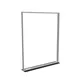 200x250cm - stojąca rama S100T, podświetlenie krawędziowe LED, stopa Mono HPL, profil srebrny