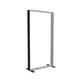 100x200cm - stojąca rama S150D, stopy standard, profil czarny