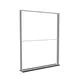 200x250cm - stojąca rama S150D, stopa Mono HPL, profil srebrny