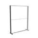 200x250cm - stojąca rama S150D, podświetlenie krawędziowe LED, stopy standard, profil czarny