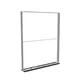 200x250cm - stojąca rama S150D, podświetlenie krawędziowe LED, stopa Mono HPL, profil srebrny