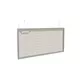 200x100cm - podwieszana rama S50T podświetlenie tylne LED, profil srebrny, linki z mocowaniem