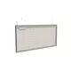 200x100cm - podwieszana rama S50T podświetlenie tylne LED, profil czarny, linki z mocowaniem