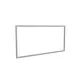 200x100cm - rama Outdoor S25, profil srebrny, blokady tkaniny