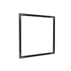 100x100cm - rama Outdoor S25, profil czarny, blokady tkaniny