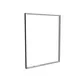 200x250cm - rama Outdoor S100T podświetlenie krawędziowe LED, profil czarny, blokada tkaniny