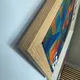 200x250cm - rama DECO S25, profil srebrny, dekor dąb 30x40mm