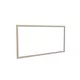 200x100cm - rama DECO S18, profil srebrny, dekor dąb 30x18mm