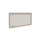200x100cm - rama DECO S50T podświetlenie tylne LED, dekor dąb 30x40mm, profil srebrny