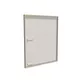 200x250cm - rama DECO S50T podświetlenie tylne LED, dekor dąb 30x70mm, profil srebrny