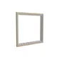 100x100cm - rama DECO S100T podświetlenie krawędziowe LED, dekor dąb 30x40mm, profil srebrny