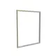 200x250cm - rama DECO S100T podświetlenie krawędziowe LED, dekor dąb 30x70mm, profil srebrny