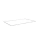 500x300cm - sufitowa rama S25, profil srebrny